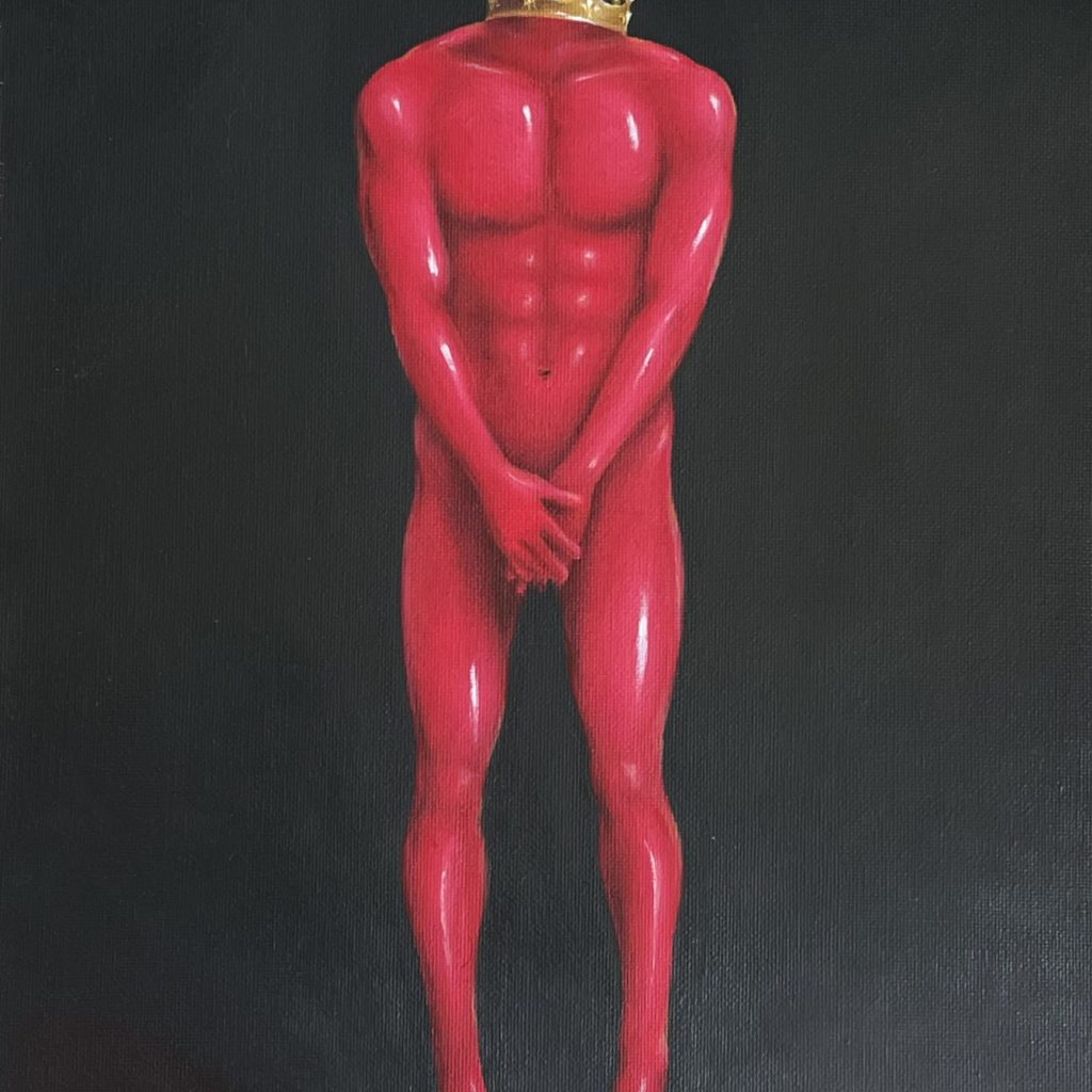 Comme un ballon rouge
2023 oil on canvas 38x26 cm